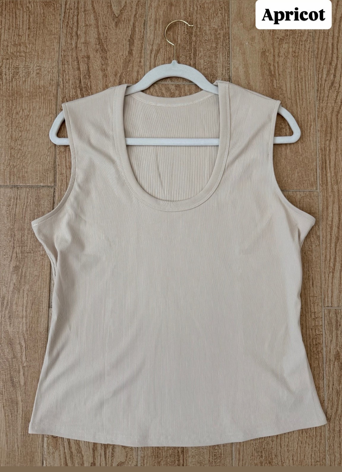 Yousify ribbed scoop neck tank top