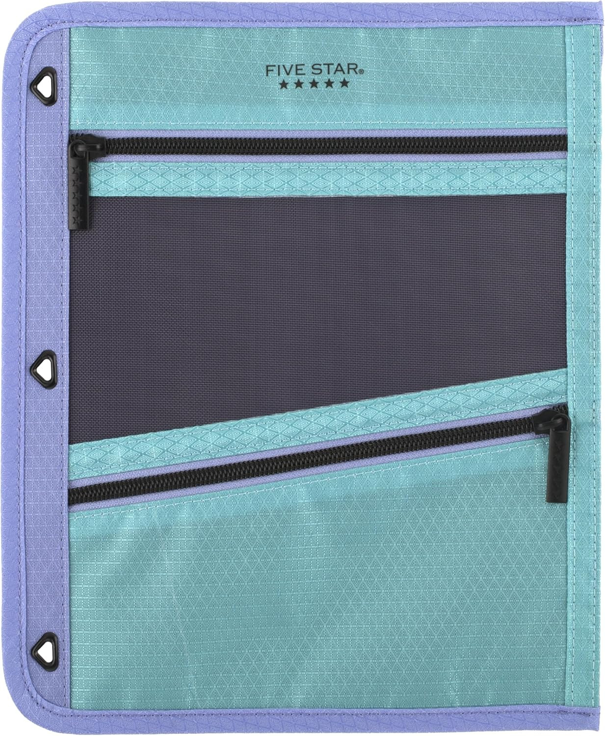 Five Star Pencil Pouch, Pen Case, 3-Pocket Zipper Pouch, Fits 3-Ring Binder, Storage Organizer fo... | Amazon (US)