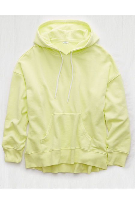 Aerie Weekend Oversized Hoodie Women's Lemon Lime Infusion S | American Eagle Outfitters (US & CA)