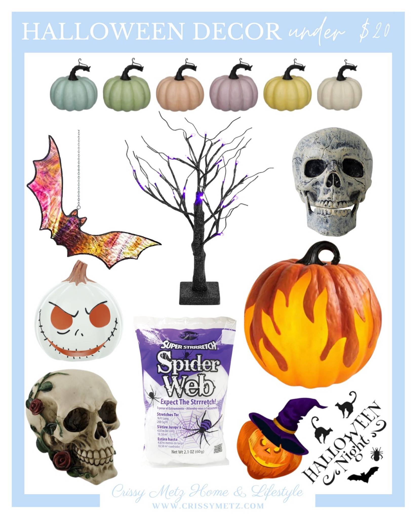Halloween Decour, Halloween decor under $20, under $20, fat decoration, pumpkin decoration, scary tree decoration, skeleton decor, Halloween skeleton, Halloween stickers, spiderweb decor, Halloween spiderwebs, jack-o’-lantern

#LTKhome #LTKHalloween #LTKSeasonal
