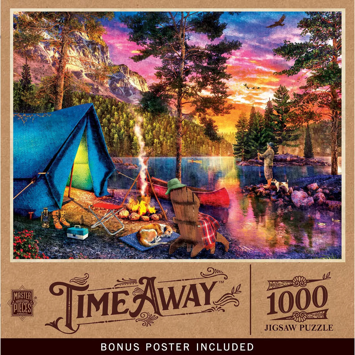 MasterPieces 1000 Piece Puzzle - Fishing the Highlands - 19.25"x26.75". | Target