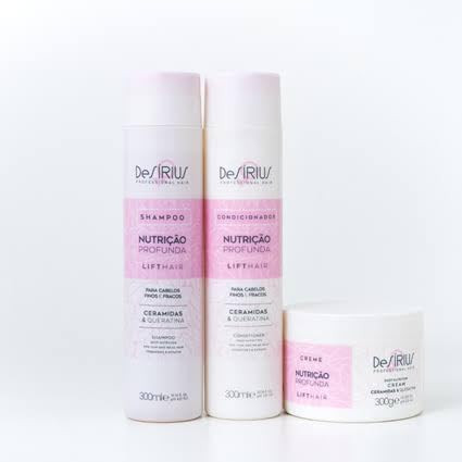 Kit Nutrição Profunda Desirius home care - 3 pds | Amazon (BR)