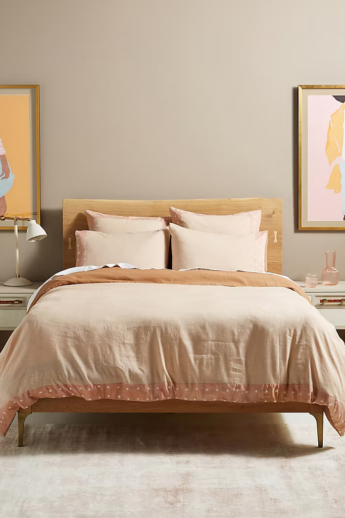 Flower-Dyed Alisha Duvet Cover | Anthropologie (US)