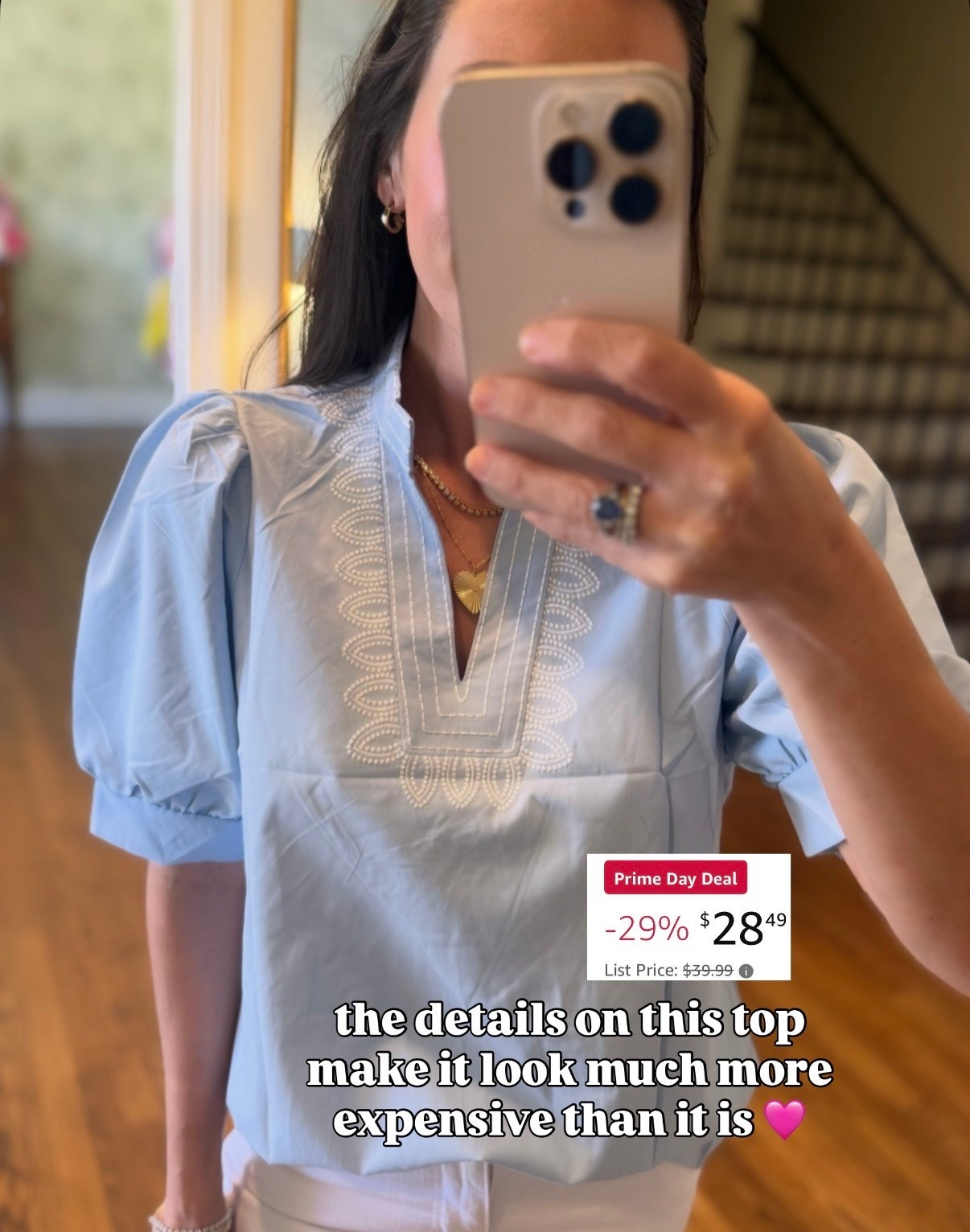 top on sale for prime day!

#LTKmomlife #LTKPetite #LTKSaleAlert
