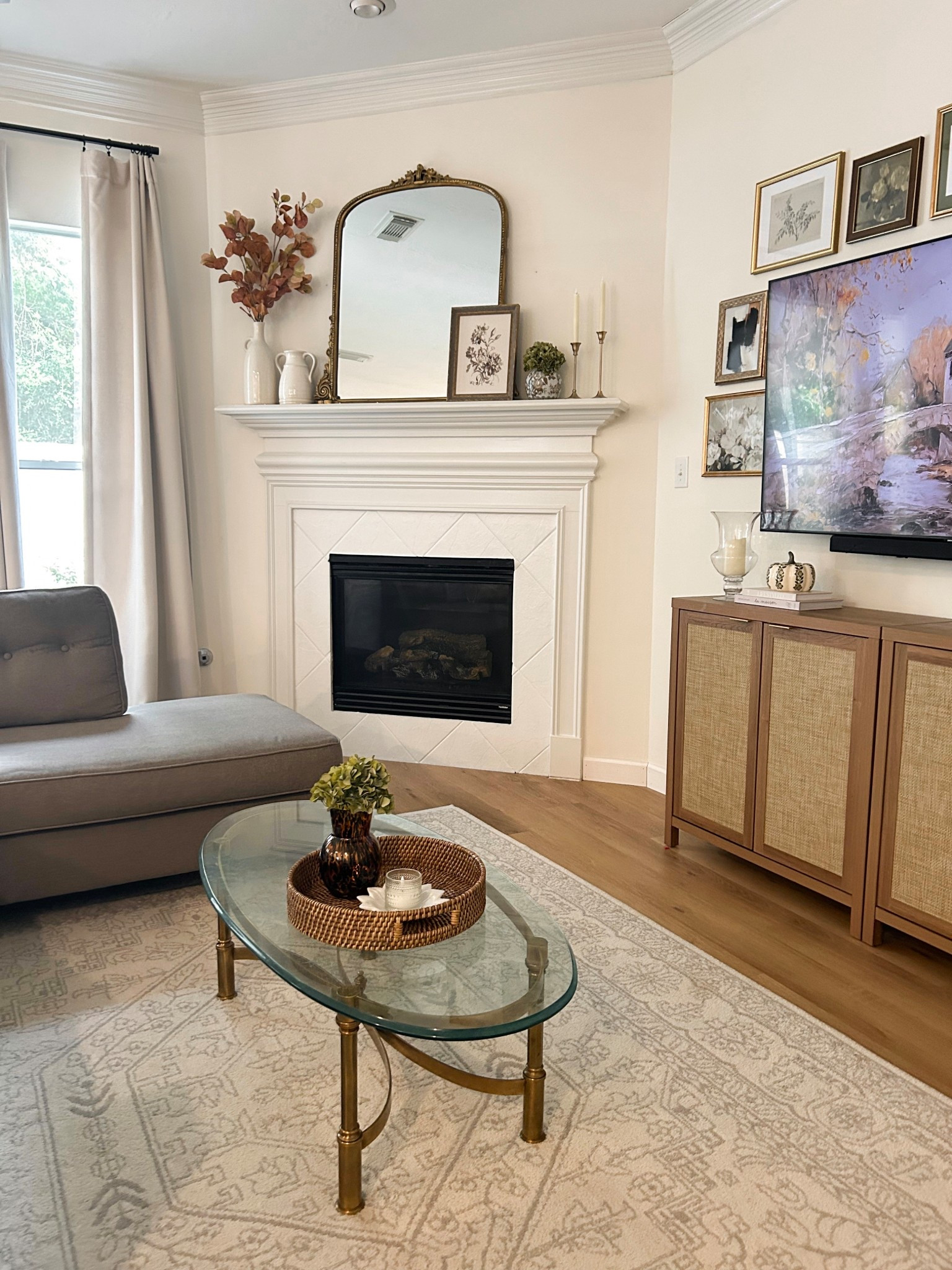 Fall mantle decor. Living room decor. Frame tv art. Faux florals. Amazon, Walmart, Anthropologie.

#LTKSeasonal #LTKHome #LTKSaleAlert