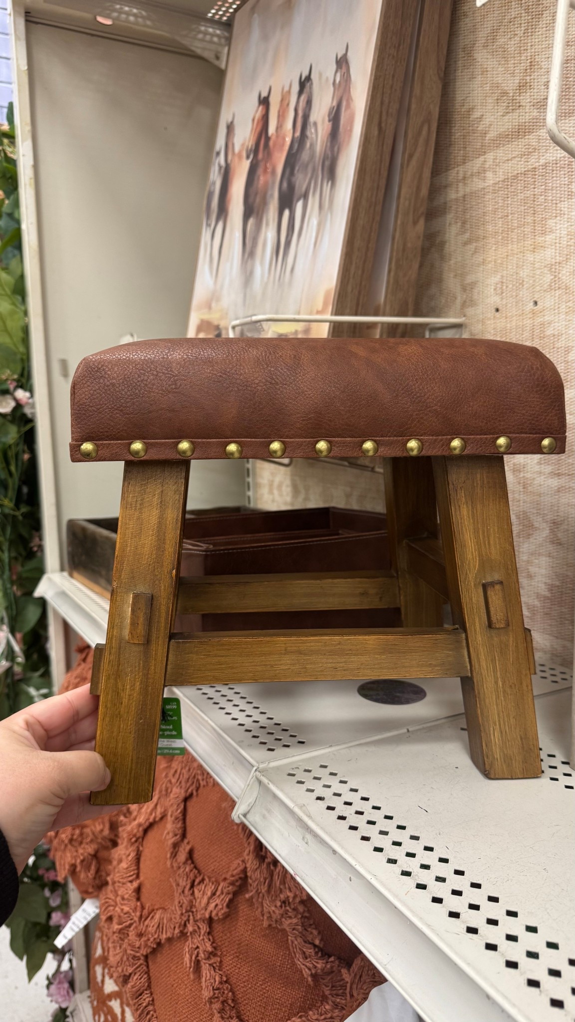 Vintage inspired wooden stool! 

#LTKHome #LTKSeasonal
