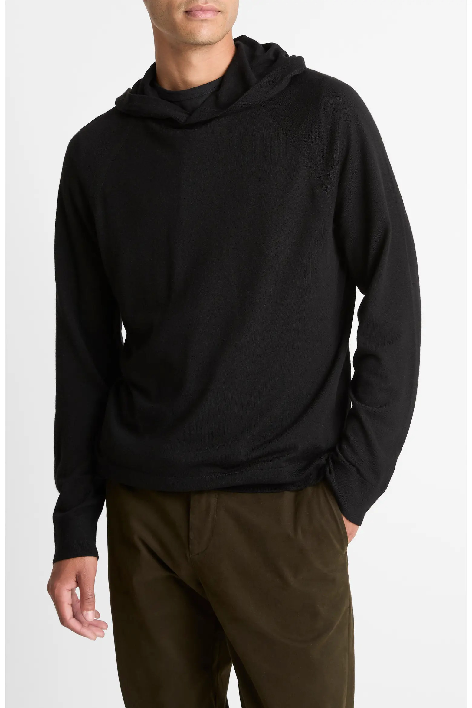 Wool & Cashmere Hooded Sweater (Men) | Nordstrom | Nordstrom