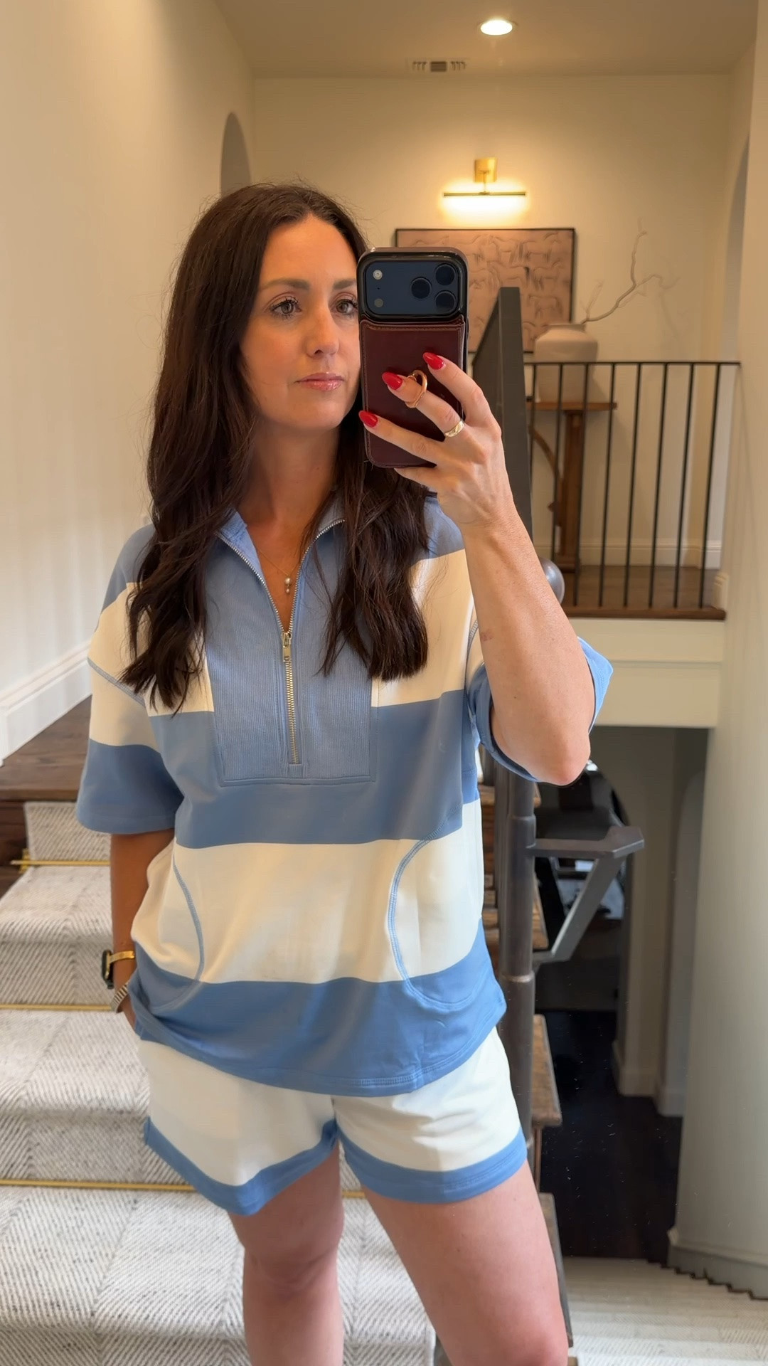 The best two piece summer set! This look for less is a 10/10! Wearing a small, oversized fit. Perfect throw on for lounging or staying cool!

#LTKOver40 #LTKSeasonal #LTKootd