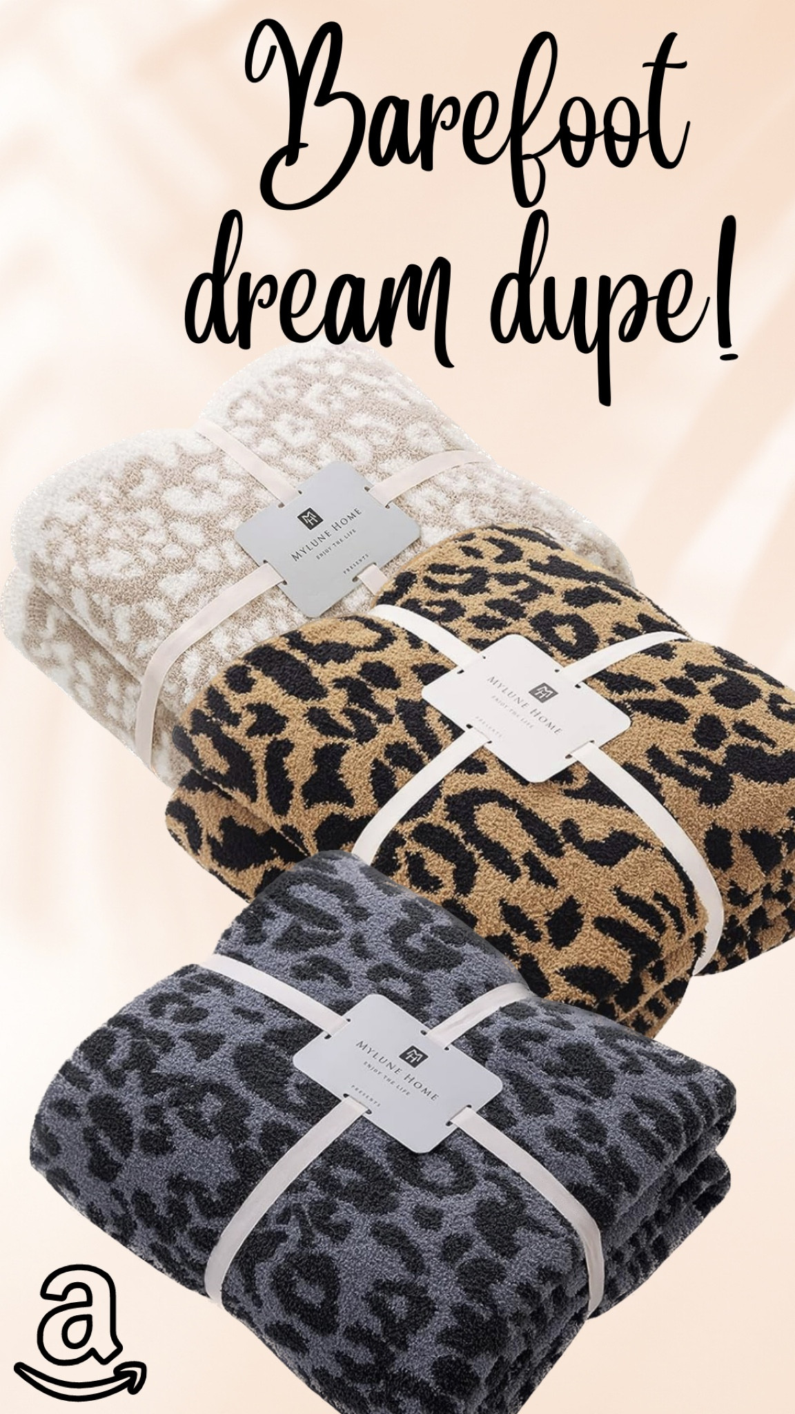 What dreams are made of!! Half price of the real deal!! Barefoot dupe, cozy, blanket, leopard print, soft blanket 

#LTKhome #LTKGiftGuide #LTKfamily