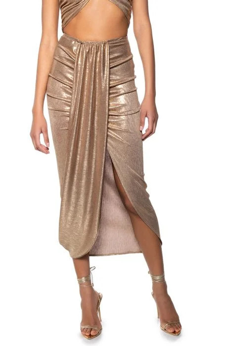 COME THROUGH MIDI SKIRT | AKIRA