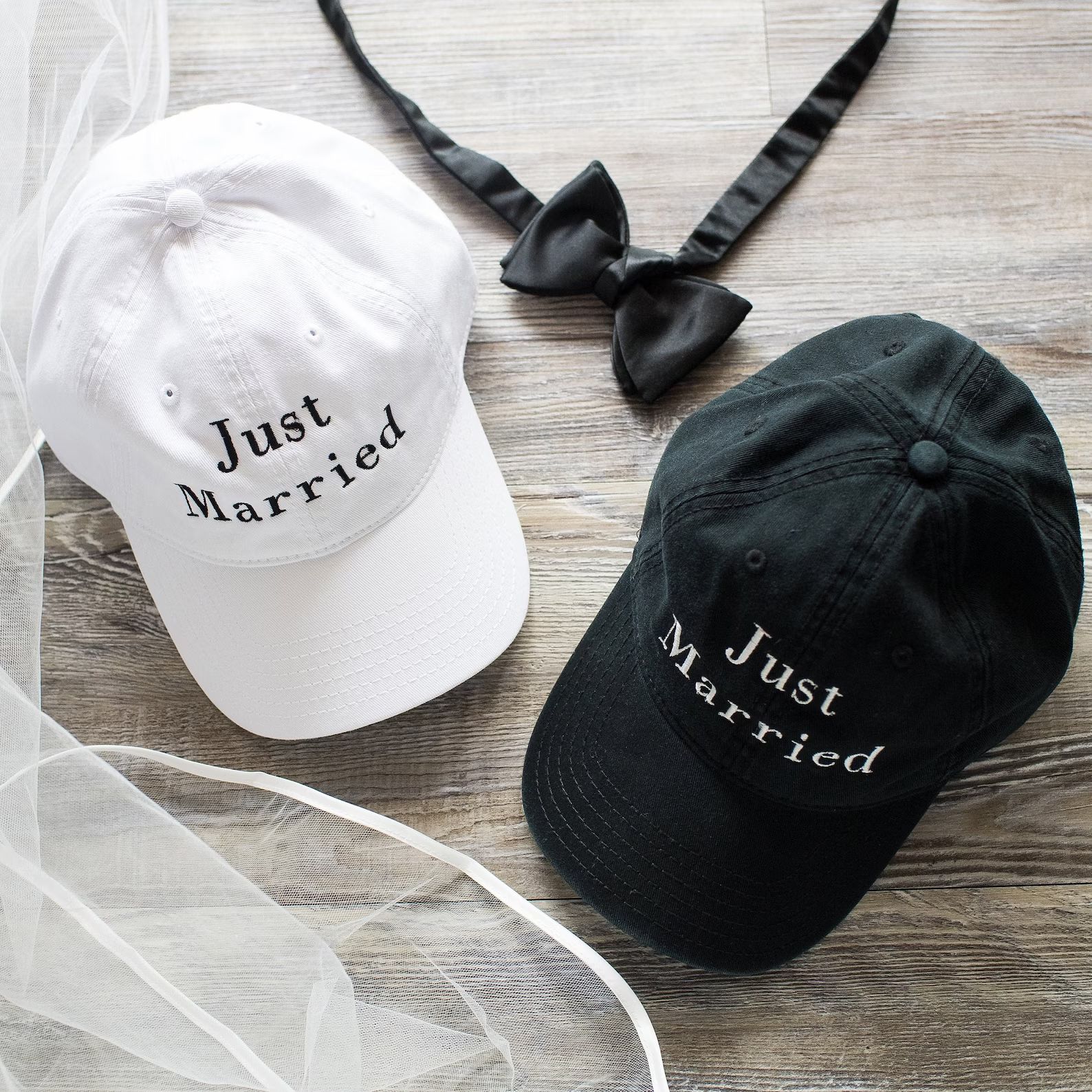 Just Married Couples Gift Hat SET honeymoon Gifts Wedding Gift Groom Gift Bride Gift - Etsy | Etsy (US)