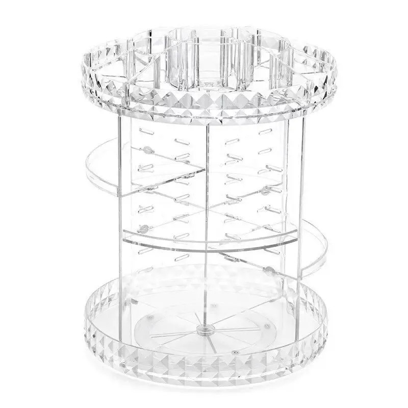 1pc 360 Rotatable Thickened Transparent Cosmetics Storage Box, Large Capacity Skin Care Display, ... | Temu Affiliate Program