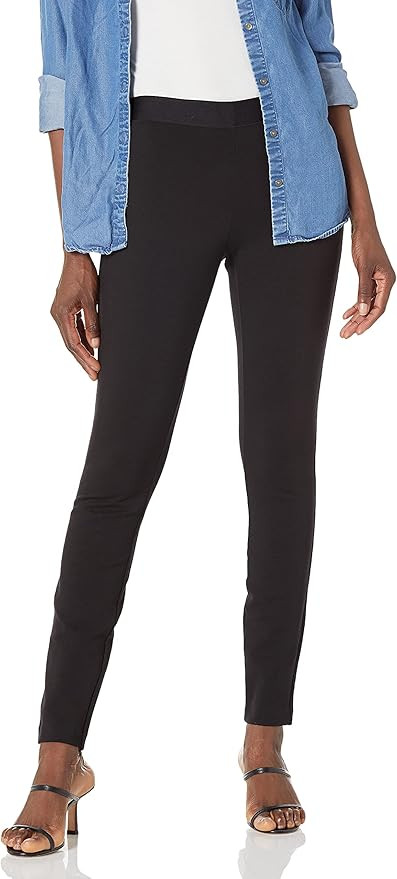 J.Crew Mercantile Women's Stretch Side Zip Ponte Pant | Amazon (US)