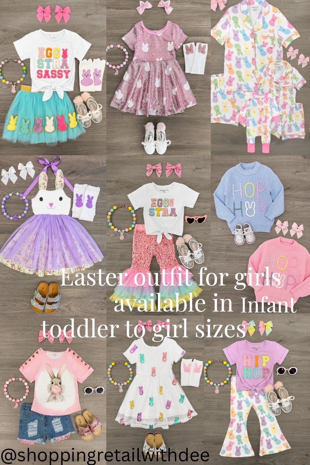 Affordable Easter outfits for girls and infants. 
Sweetest Easter styles for your little girl 🐰🌸 These adorable spring outfits come in infant to girls sizes, making them perfect for sisters, photoshoots, church, school events, and all your spring celebrations. The cutest affordable finds that look boutique-worthy without the high price tag grab your favorite before sizes sell out! #EasterOutfits #GirlsEasterDress #InfantEasterOutfit #SpringOutfitsForGirls #EasterDressForGirls #ToddlerEasterOutfit #GirlsSpringFashion #SisterStyle #EasterPhotoOutfit #ChurchOutfitGirls #SpringFamilyPhotos #AffordableKidsFashion #BoutiqueStyleForLess #LTKkids #LTKfamily #LTKspring #MomLifeFinds #GirlsDressStyle