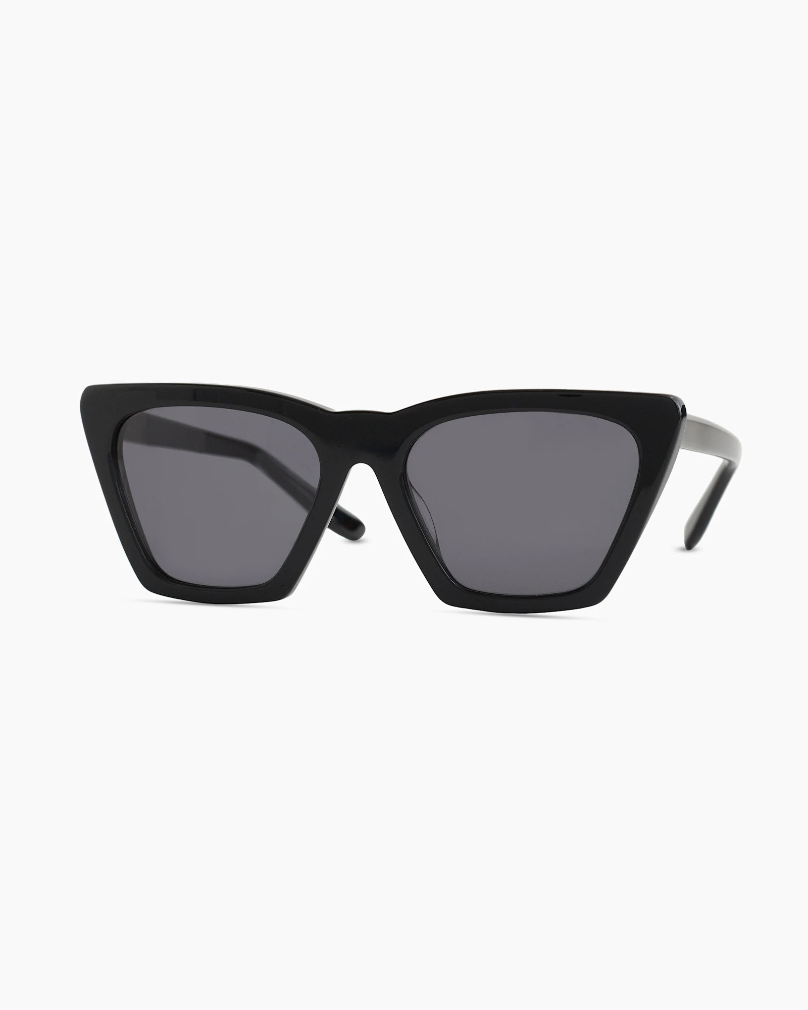 Andy Polarized Acetat Sunglasses in Black with Grey lens | Quince