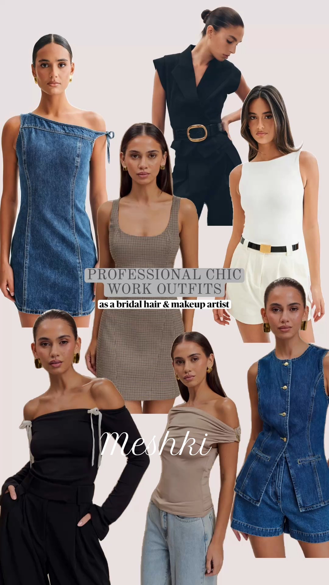 PROFESSIONAL BUT CHIC work outfits as a luxury hair & makeup artist 

My latest from MESHKI 

#LTKBeauty #LTKStyleTip #LTKWorkwear