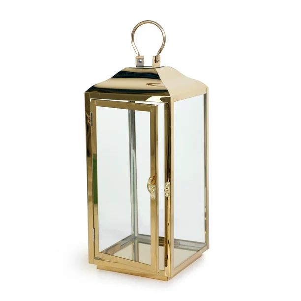 Better Homes & Gardens Gold Metal Lantern Candle Holder - Walmart.com | Walmart (US)