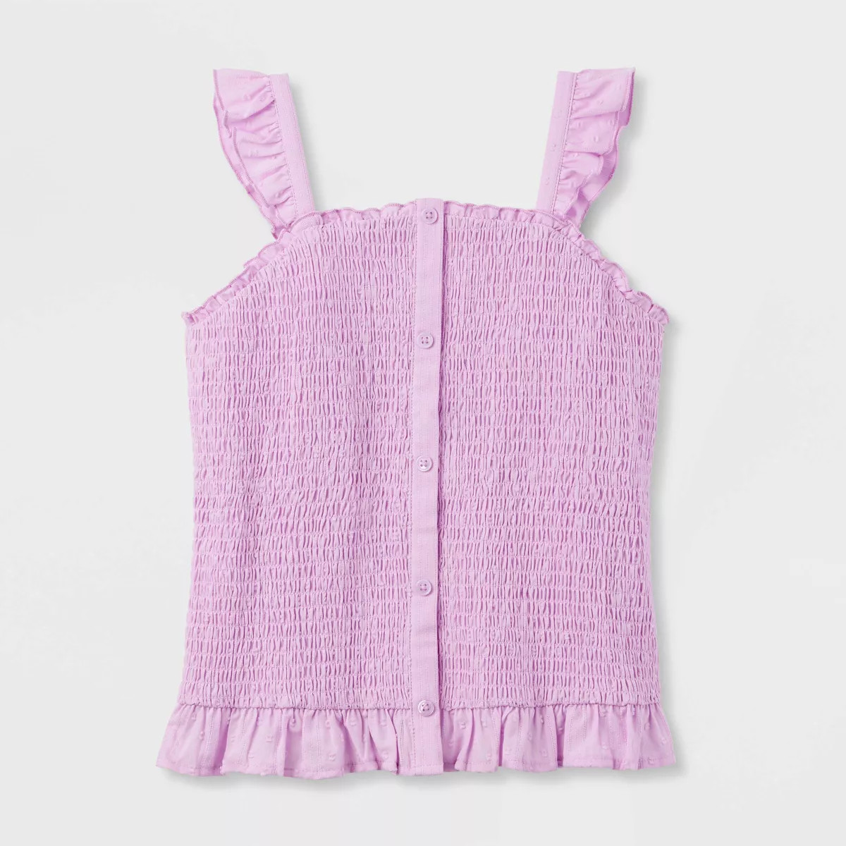 Girls' Adaptive Smocked Tank Top Lavender - Roller Rabbit x Target XS | Target