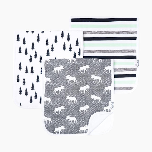 Copper Pearl Burp Cloth Set in Scout | 100% Cotton | Babylist