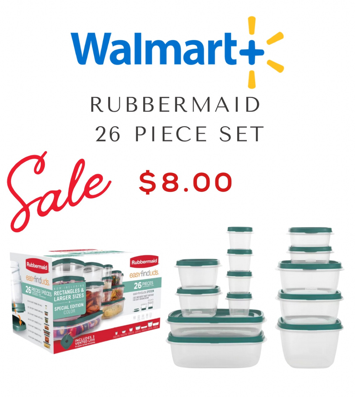 Walmart Black Friday Rubbermaid Storage Set, only $8.00!

#LTKfamily #LTKhome #LTKsalealert