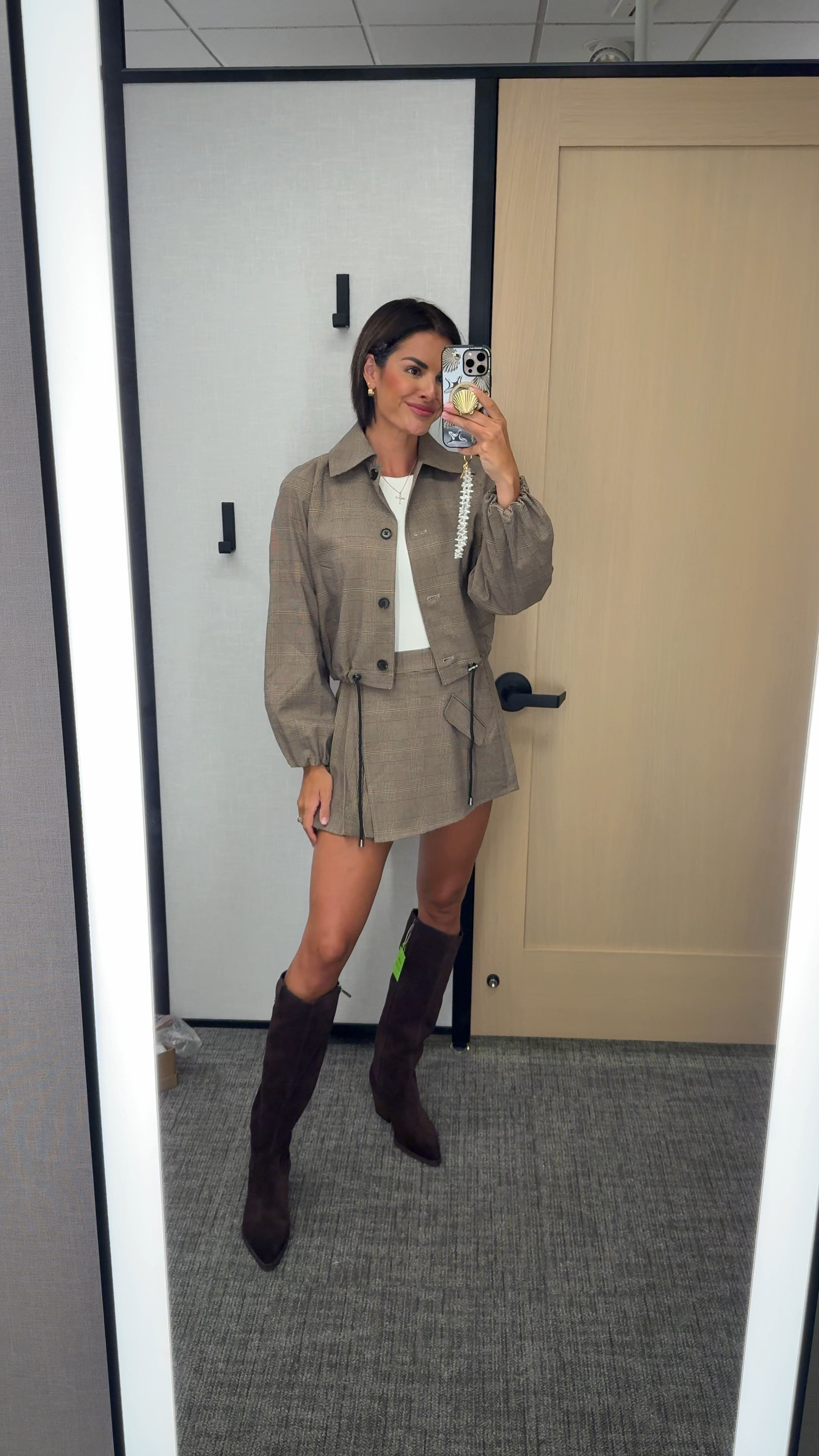 OBSESSED 🤩 size 2 in skirt, size XS in bomber! 

#LTKSaleAlert