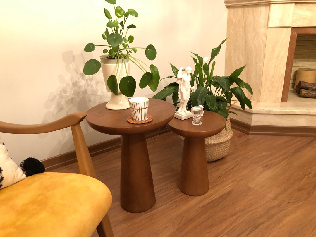 Set of 2 Coffee Table Side Table Mushroom Coffee Table - Etsy | Etsy (US)