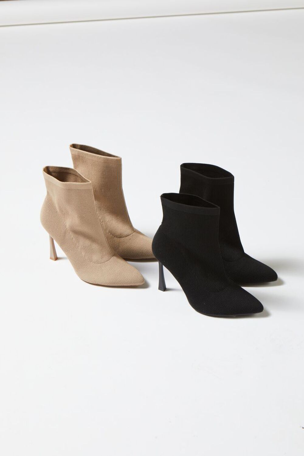 Stiletto Sock Booties (Wide) | Forever 21 (US)