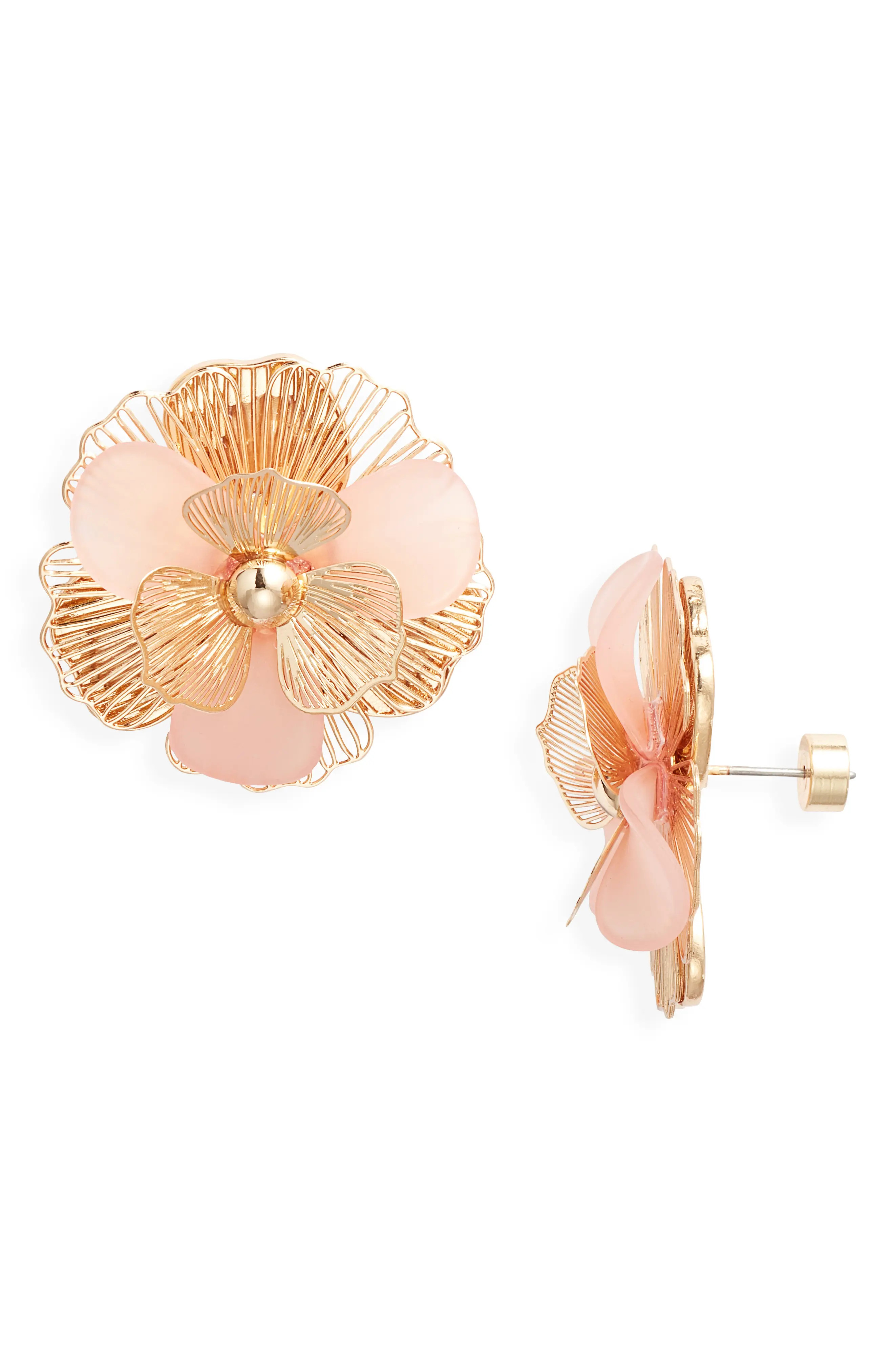 Nordstrom Mixed Petal Floral Earrings (Women) | Nordstrom | Nordstrom