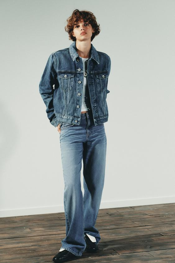 TRF MID-RISE WIDE LEG JEANS | Zara US