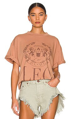Girl Dangerous Leo Collegiate Tee in Clay from Revolve.com | Revolve Clothing (Global)