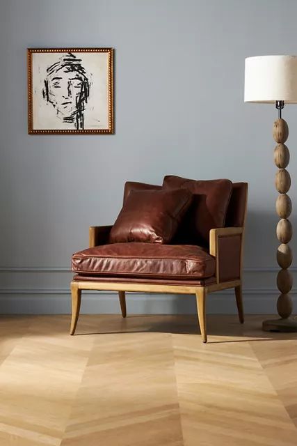 Florence Leather Chair | Anthropologie (US)