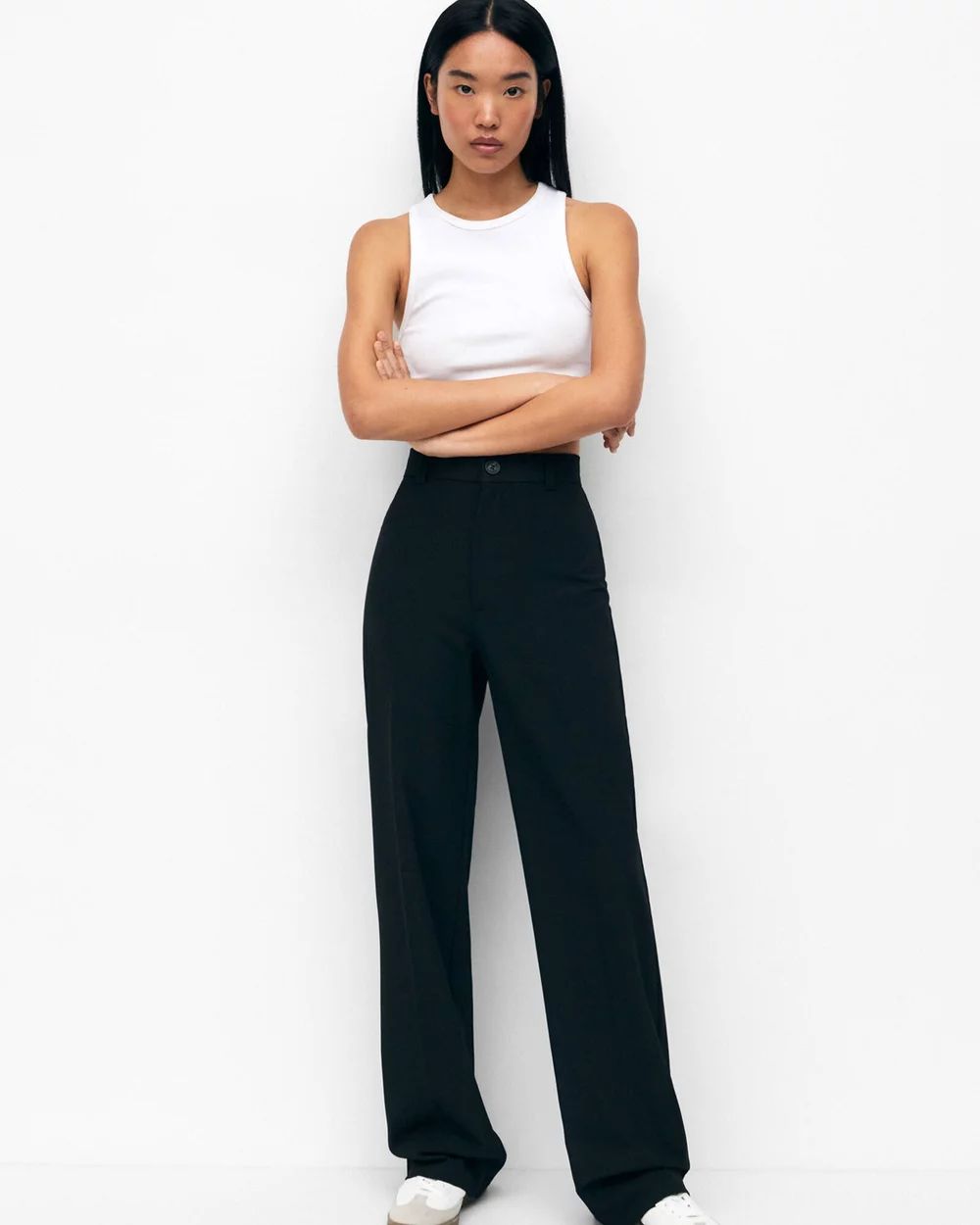 Smart Straight-leg Trousers | THE ICONIC (AU & NZ)