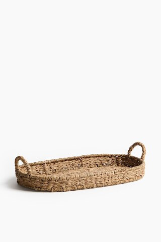 H & M - Oval Seagrass Tray - Beige | H&M (US + CA)