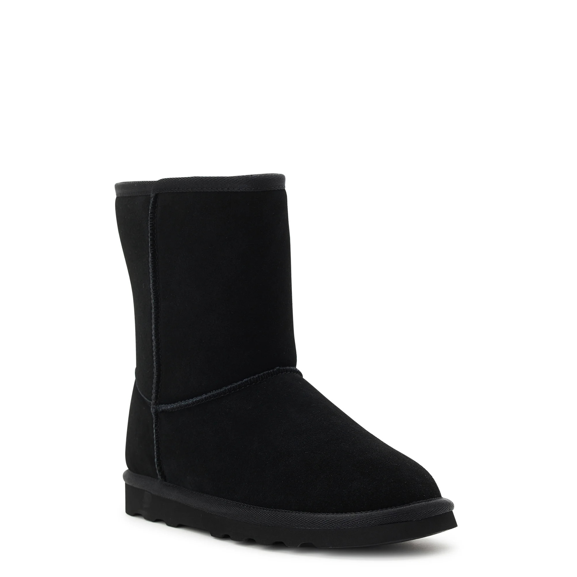 Time and Tru Women's Genuine Suede Boots, Wide Width Available - Walmart.com | Walmart (US)