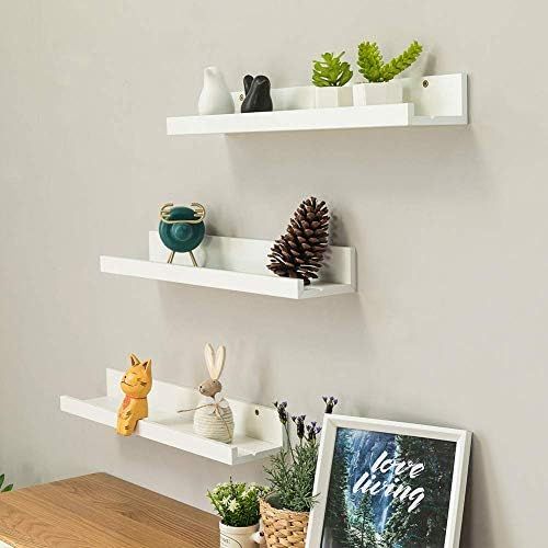Muzilife Floating Picture Ledge Display Shelves Decorative Wall Mounted Shelf Home Decor (45.3 In... | Amazon (US)