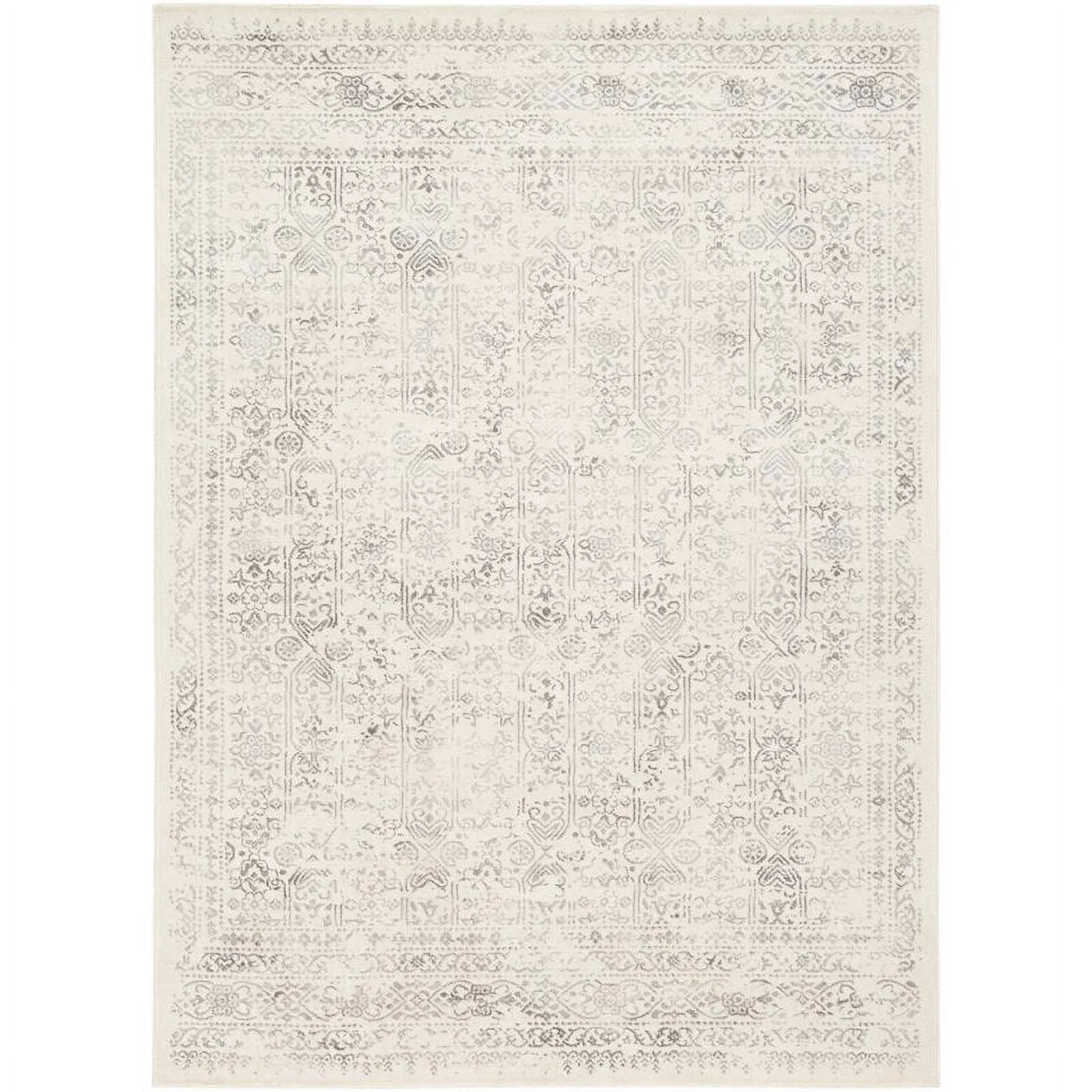 Surya Roma ROM-2308 118 x 168" Rectangle Fabric Rug in Light Slate/Cream/Gray | Walmart (US)