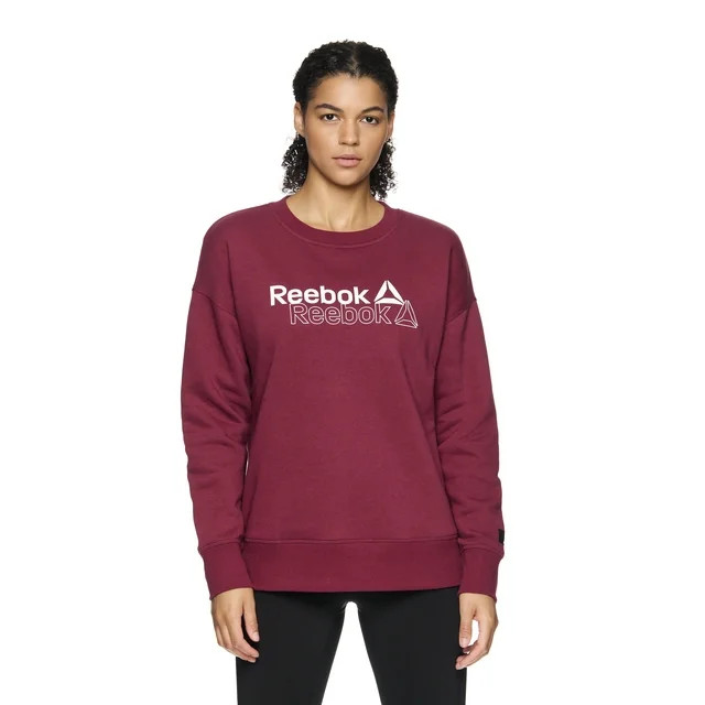 Reebok Women’s and Women’s Plus After Class Crewneck Sweatshirt, Sizes XS-4X | Walmart (US)