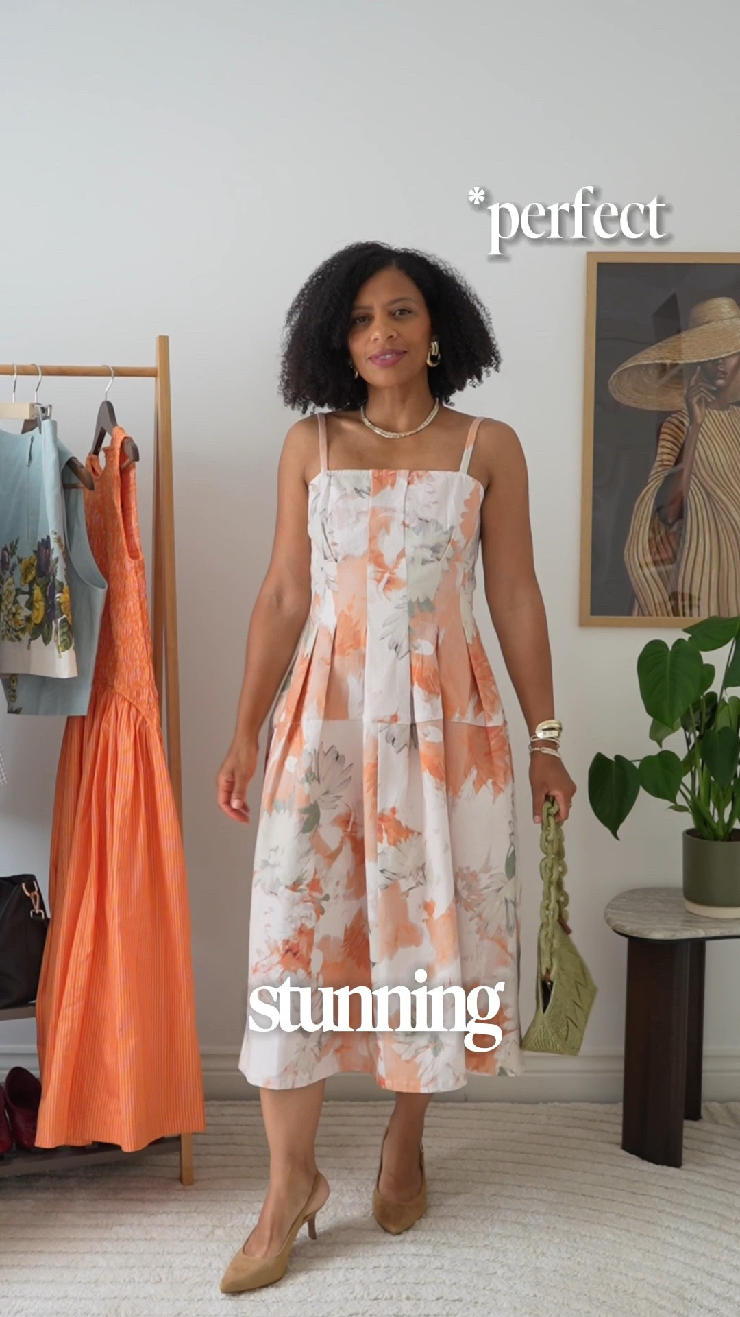 Petite friendly summer dresses
Petite summer outfits 
French connection dresses
Orange midi dress
Garden party dress
Special occasion dress
Midi-dress

#LTKpetite #LTKsummer #LTKdresses