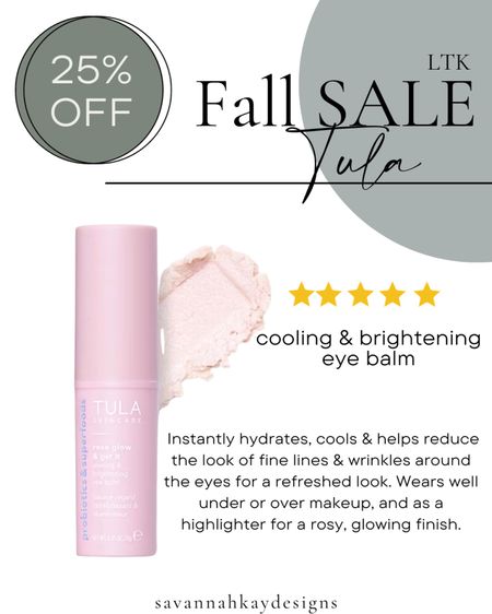 @tula is on sale for the #ltksale and I was influenced to get this! I love it and would be perfect for favorite thing parties coming up this holiday season! #tula #skincare #sale

#LTKbeauty #LTKfindsunder50 #LTKSale