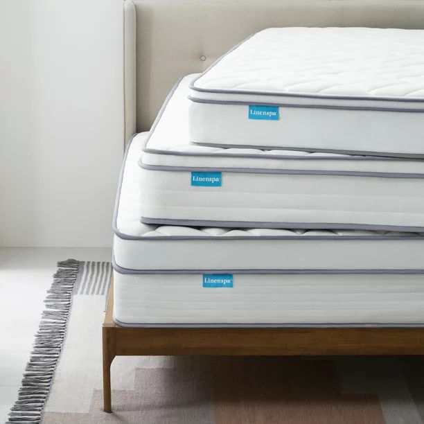 Linenspa Dreamer 8" Hybrid Mattress, Full - Walmart.com | Walmart (US)