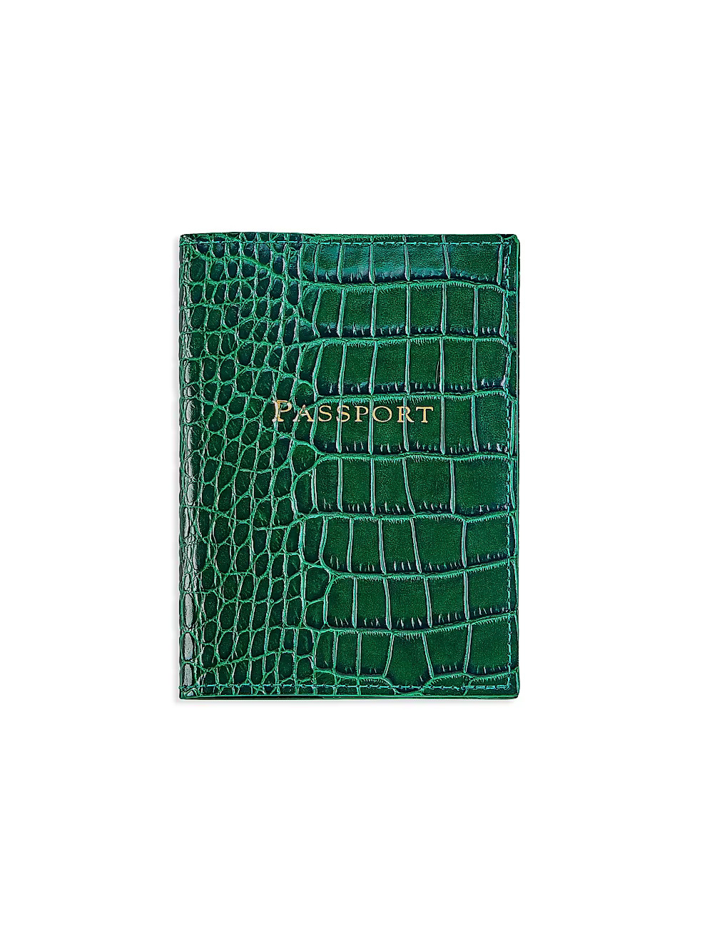 Gemstone Croc-Embossed Leather Passport Holder | Saks Fifth Avenue