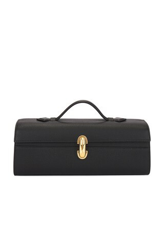 Savette The Slim Symmetry Pochette in Black - Black. Size all. | FWRD 