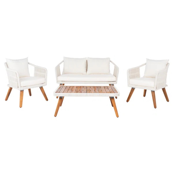 Griffith 4 - Person Seating Group with Cushions | Wayfair North America