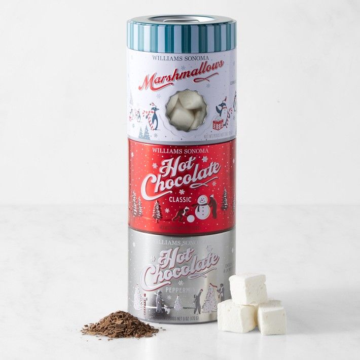 Williams Sonoma Classic & Peppermint Hot Chocolate Stacker with Marshmallows | Williams-Sonoma