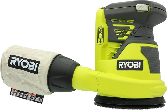 Ryobi P411 One+ 18 Volt 5 Inch Cordless Battery Operated Random Orbit Power Sander (Battery Not I... | Amazon (US)