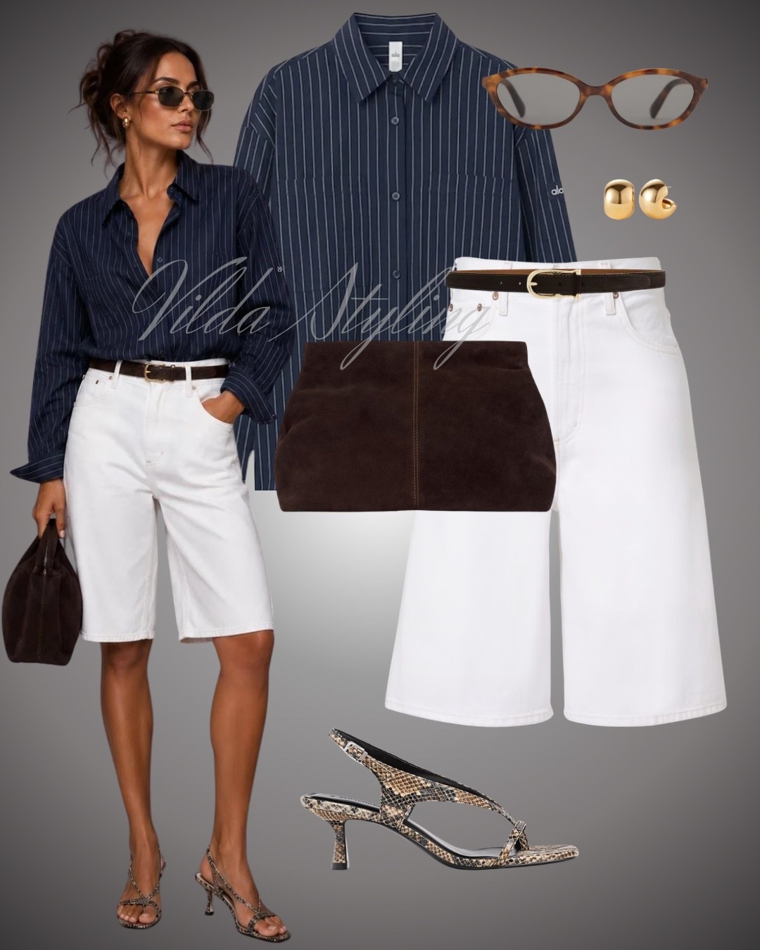 Sophisticated & Timeless
Elevated summer neutrals. 🤍 There’s something so chic about a pinstripe button-down paired with white bermuda shorts. Perfect for a polished day out
#LTKStyle #BermudaShorts #SummerWorkwear #OldMoneyAesthetic #ChicOutfit #SummerStyleInspo #MinimalistFashion

#LTKsummer #LTKjeans #LTKstyletip