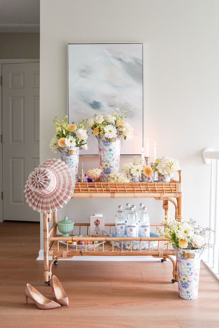 It’s flower season! 🌸 I loved styling this bar cart before we moved, and adore the Wildflower collection from @mackenziechilds ~ perfect for this time of year. More in stories 💓 #MCAmbassador23 #MCAmbassador #wildflowers

#LTKSeasonal #LTKFind