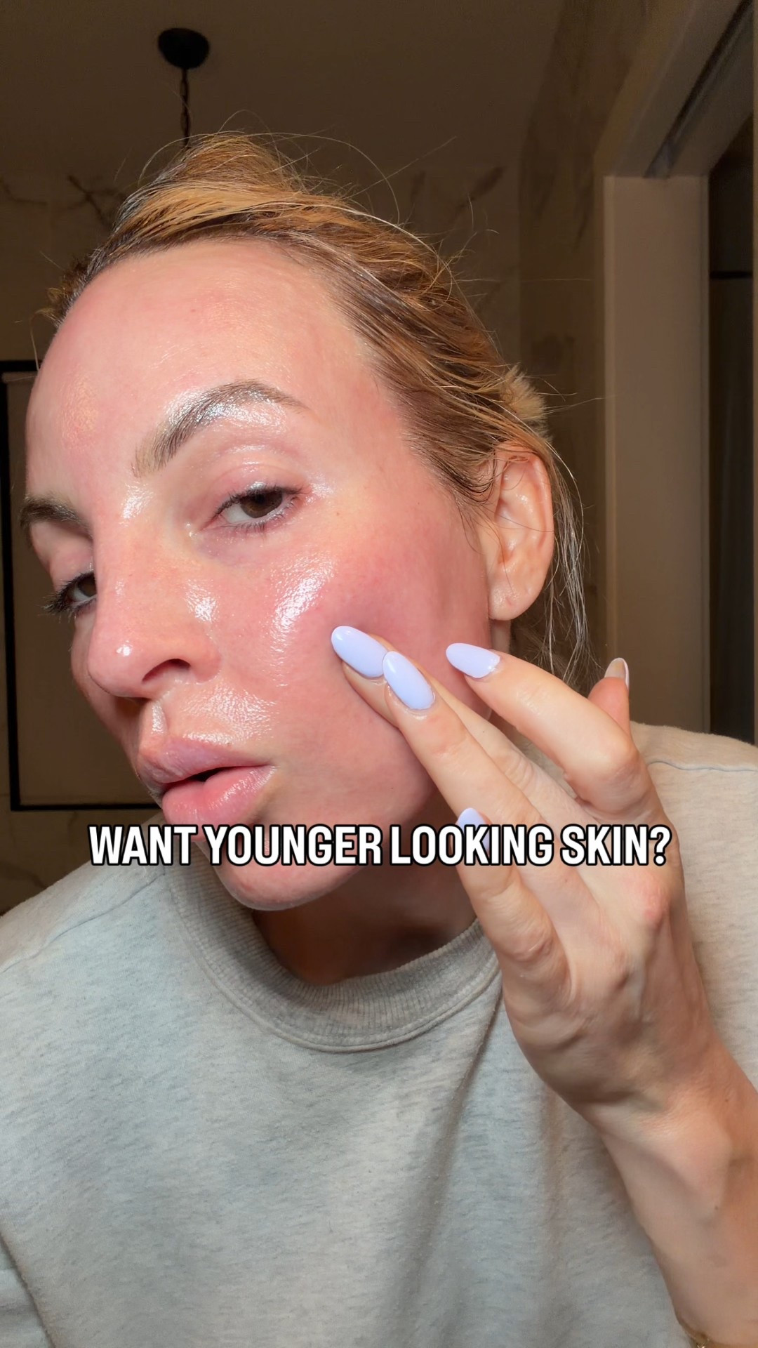 This works because stamping improves penetration, and Calecim’s growth factors help signal repair — supporting texture, firmness, and overall skin quality.

1. Double cleanse
Clean skin = better penetration.
Anything left on the surface blocks your actives from doing their job.

2. Tone + essence (skin flooding)
Layered hydration plumps the skin and strengthens the barrier.
It also gives the stamper better glide.

3. Stamp (don’t drag)
One pass per section is enough.
This creates controlled micro-channels so your serum absorbs deeper instead of sitting on top.

4. Apply Calecim immediately
Growth-factor rich and designed to support recovery, elasticity, and overall skin repair.
Press it in gently.

5. Moisturize + keep it calm
Seal everything in and skip strong actives after.
SPF the next day is non-negotiable.

I do this 1–2x per week depending on my skin.

#LTKBeauty #LTKOver40 #LTKstorytime