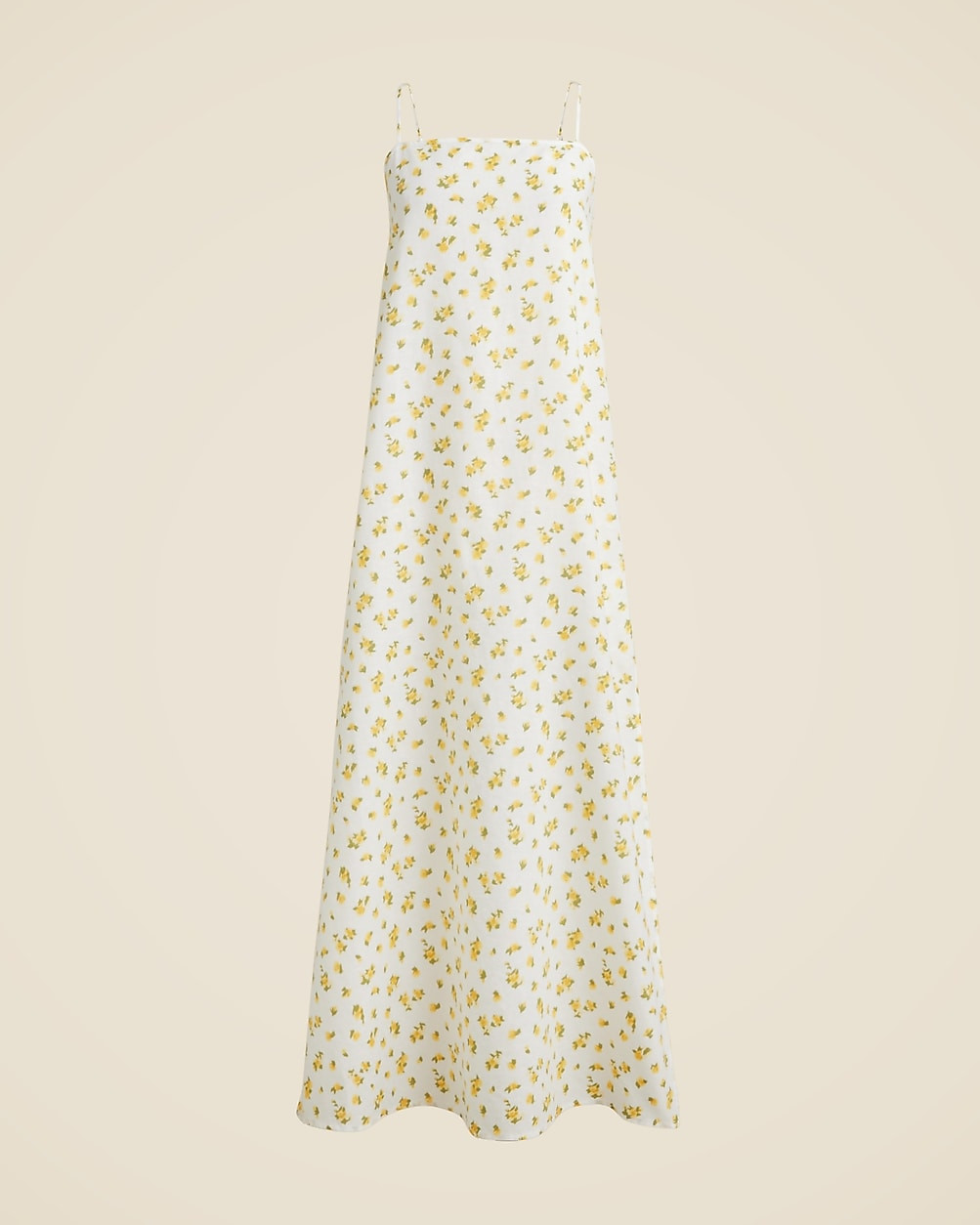 Linen-cotton blend tie-back midi dress | J. Crew US