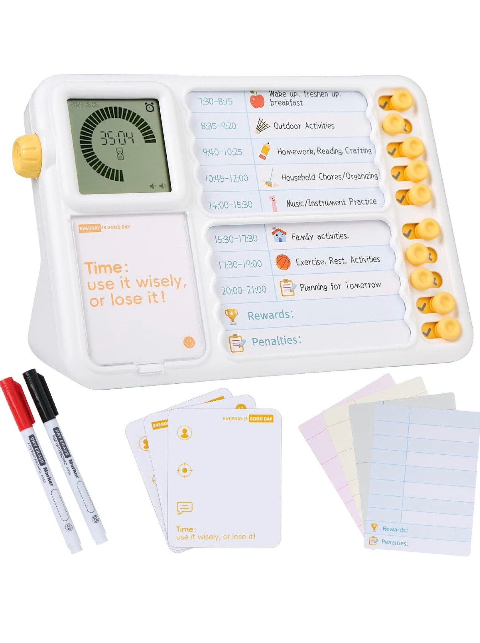 Keep your kids on track this summer with this awesome task timer/planning board. 

#LTKkids #LTKfamily

#LTKGiftGuide